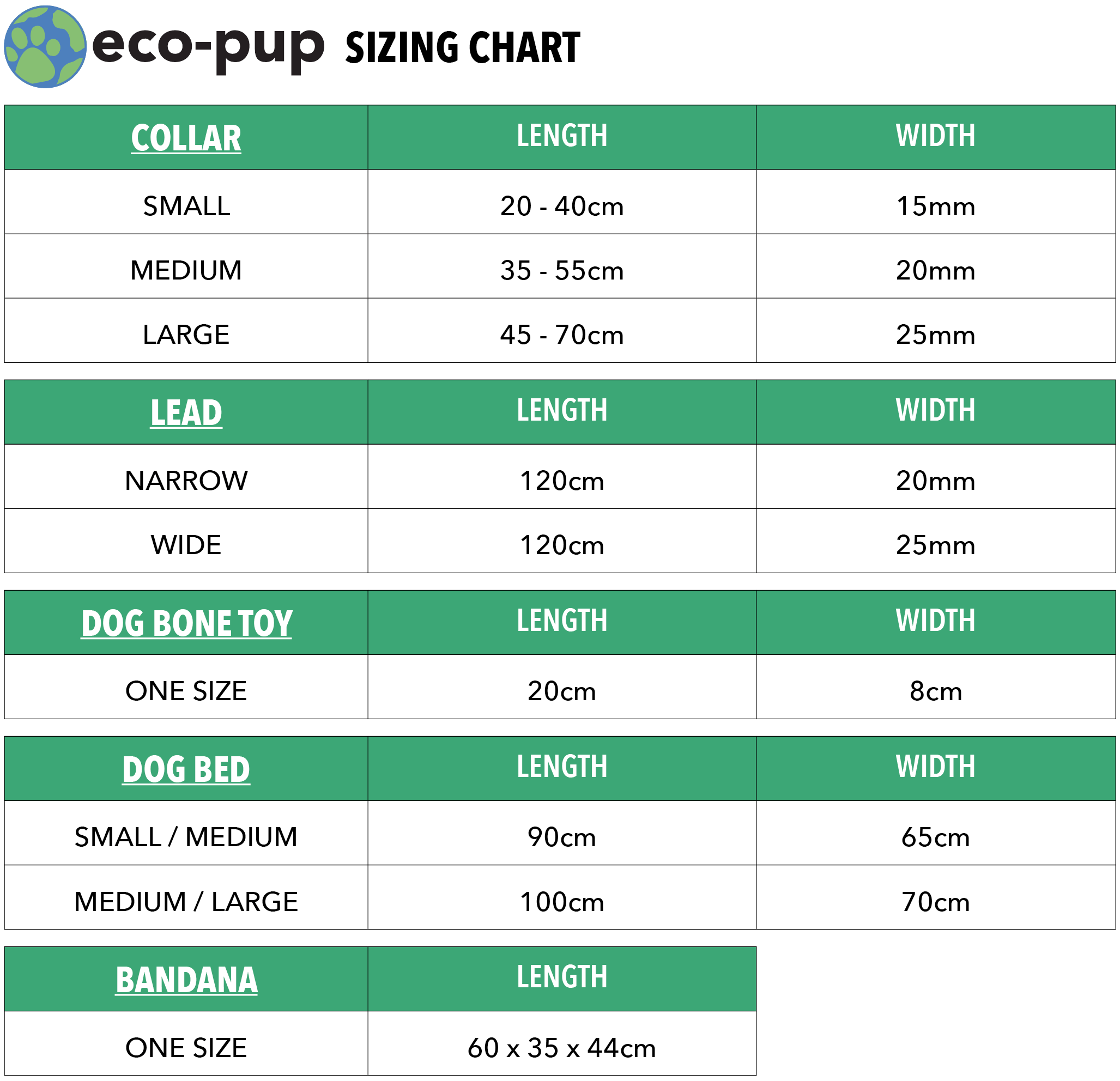 size guide